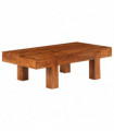 vidaXL Coffee Table Solid Acacia Wood Honey Finish 100x50x30 cm