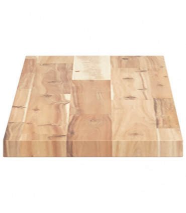 vidaXL Floating Shelf 80x20x2 cm Untreated Solid Wood Acacia