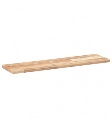 vidaXL Floating Shelves 2 pcs 80x20x2 cm Untreated Solid Wood Acacia
