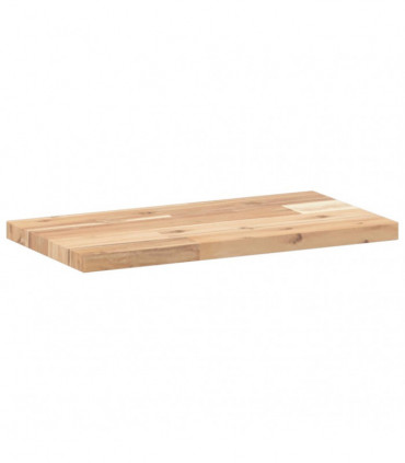 vidaXL Floating Shelves 2 pcs 60x20x2 cm Untreated Solid Wood Acacia