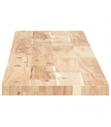 vidaXL Floating Shelf 140x20x2 cm Untreated Solid Wood Acacia