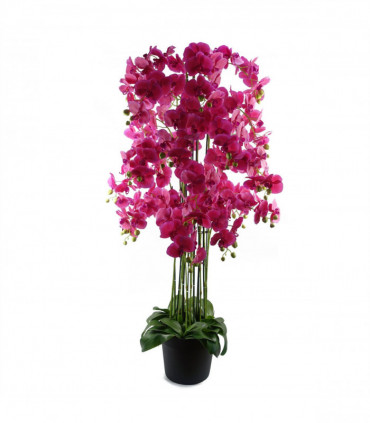 150cm Giant Pink Orchid Plant Artificial 189 flowers REAL TOUCH