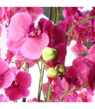 150cm Giant Pink Orchid Plant Artificial 189 flowers REAL TOUCH