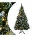 vidaXL Artificial Christmas Tree 300 LEDs 240 cm