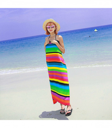 Striped Extra Large Microfibre Lightweight Beach Towel Quick Dry Travel Towel