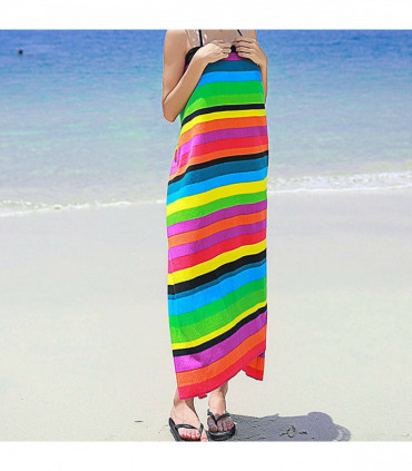 Striped Extra Large Microfibre Lightweight Beach Towel Quick Dry Travel Towel
