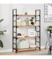 vidaXL Floating Shelves 4 pcs 80x30x2 cm Oil Finished Solid Wood Acacia