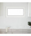 vidaXL Basement Window "RISOR" 110x50 cm Tilt&Turn DIN Left White