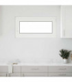 vidaXL Basement Window "RISOR" 100x50 cm Tilt&Turn DIN Right White