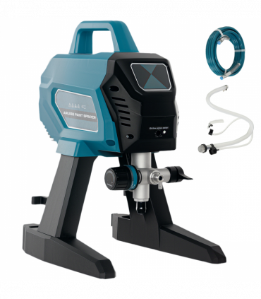 HOMCOM Airless Paint Sprayer, Wall Spray Gun for DIY Painting, 200 Bar