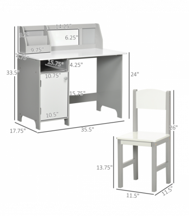 Kids Desk and Chair Set