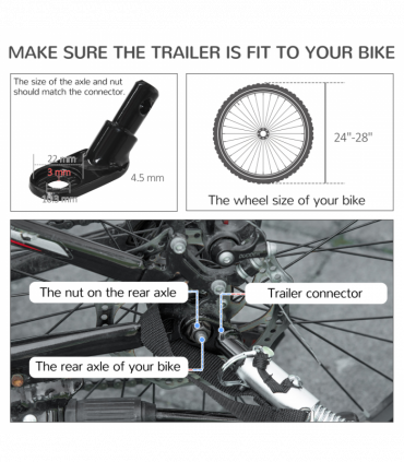 Pet Bicycle Cart( Amazon Shipping)（Prohibited by WalMart）