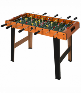 Wooden Soccer Football Table 84.5cm Arcades Game Room Bar, 2 Foosballs HOMCOM