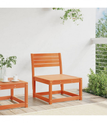 vidaXL Garden Sofa Wax Brown Solid Wood Pine