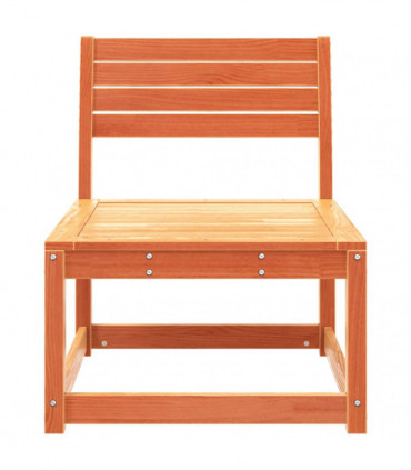 vidaXL Garden Sofa Wax Brown Solid Wood Pine