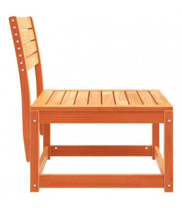 vidaXL Garden Sofa Wax Brown Solid Wood Pine