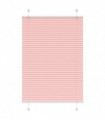 vidaXL Pleated Blind Pink 85x150 cm Fabric Width 84.4 cm Polyester
