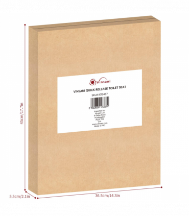 VINSANI QUICK RELEASE TOILET SEAT 1010457