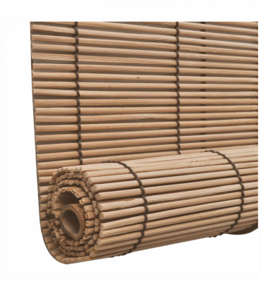 vidaXL Bamboo Roller Blinds 2 pcs 150 x 220 cm Brown