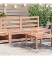 vidaXL Garden Sofas Armless 2 pcs 70x70x67 cm Solid Wood Douglas