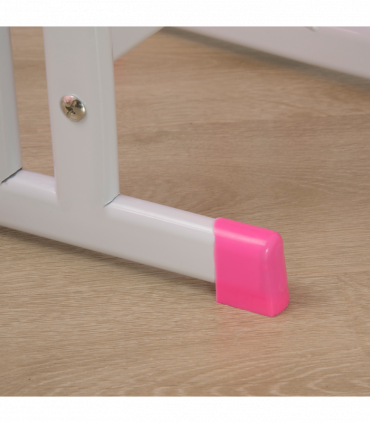 Kids Desk and Chair Set Pink MDF and steel 60L x45W x102H cm Kids Desk and Chair