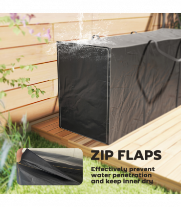 Outsunny 720 L Garden Furniture Cushion Storage Bag, 600D Oxford Fabric