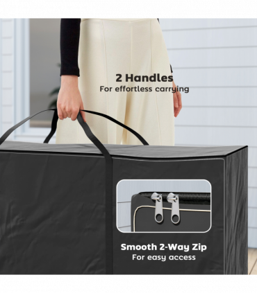 Outsunny 720 L Garden Furniture Cushion Storage Bag, 600D Oxford Fabric