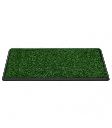 Pet Toilets 2 pcs with Tray & Faux Turf Green 76x51x3 cm WC