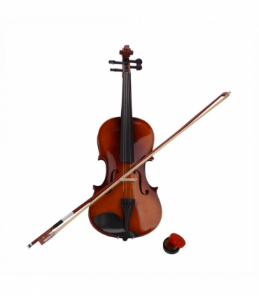 New 4/4 Acoustic Violin Case Bow Rosin Natural