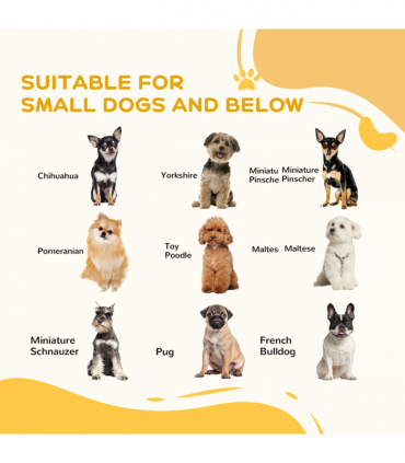 PawHut Foldable Wooden Pet Gate w/ 3 Panels 2 Support Feet for Small Dogs