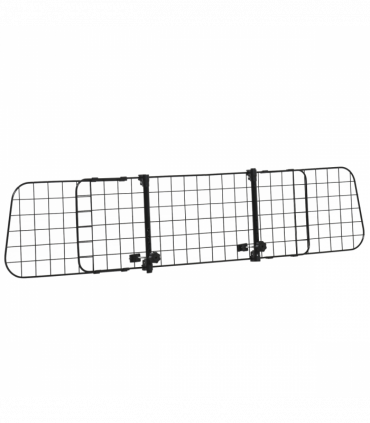 PawHut Heavy Duty Pet Dog Car Barrier Adjustable Ventilated Mesh Wire Guard