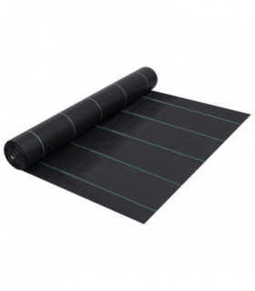 Weed & Root Control Mat Black 2x25 m PP