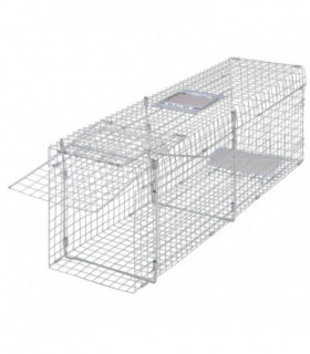 vidaXL Galvanised Live Trap 100 cm