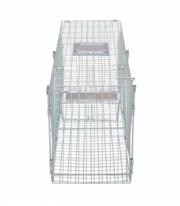 vidaXL Galvanised Live Trap 100 cm