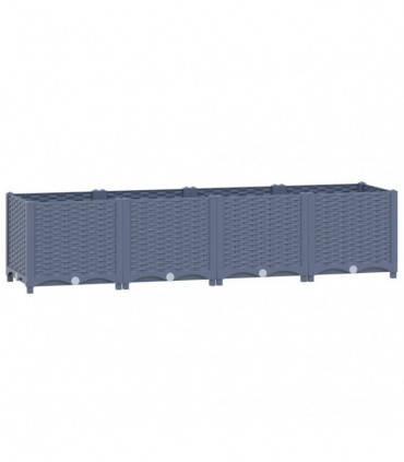vidaXL Raised Bed 160x40x38 cm Polypropylene