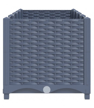 vidaXL Raised Bed 160x40x38 cm Polypropylene