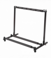 Triple Folding Multiple Guitar Holder Rack Stand Black