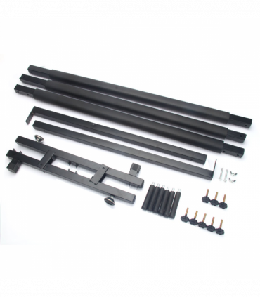 Triple Folding Multiple Guitar Holder Rack Stand Black