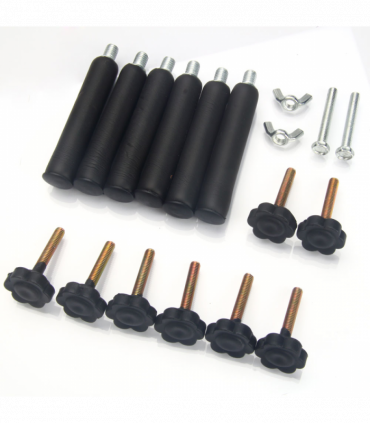 Triple Folding Multiple Guitar Holder Rack Stand Black