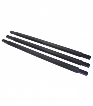 Triple Folding Multiple Guitar Holder Rack Stand Black