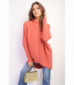 Turtle Neck Longline Knitted Jumper