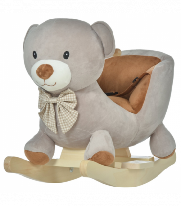 Baby Rocking Hors-Sound Brown ( Amazon Shipping)（Prohibited by WalMart）