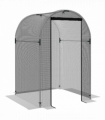 Outsunny Fruit Cage, Plant Protection Tent, 1.2 x 1.2 x 1.9m, Black