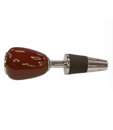 Miniature Gear Stick Paper Weight Gift Set Solid Dark Brown Wood IMP438RW