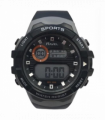 Ravel Mens 3ATM Digital Sports Black/Grey Watch RDG.14.33