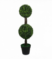 90cm Podocarpus Double Ball Topiary Tree Artificial