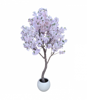 260cm XXL Artificial Cherry Blossom Tree with Decorative Planter