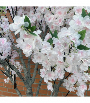 260cm XXL Artificial Cherry Blossom Tree with Decorative Planter