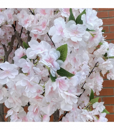 260cm XXL Artificial Cherry Blossom Tree with Decorative Planter