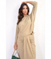 Side Tie Long Sleeve Casual Top